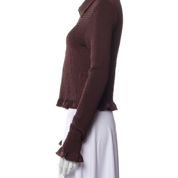 Christian Lacroix long Sleeve Button-Up Top S - Picture 2 of 5